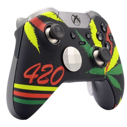 Xbox One Elite Controller Front Faceplate Art Series 420 culture