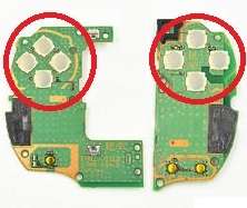 PS Vita / PSVITA 2000 Original D-Pad Button / Action Button Switch on Left Right Control Board