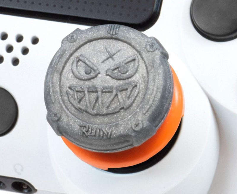 PS4 Controller Raised Thumbstick FPS Grav Slam Analog Extenders Charcoal