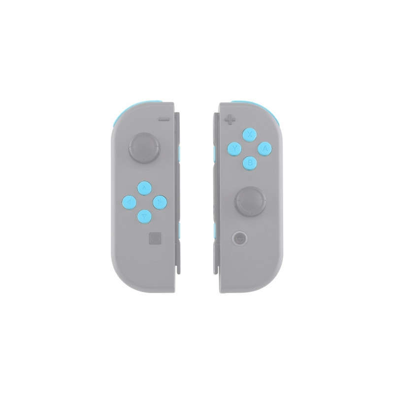 NS JoyCon Soft Touch 16 piece Button Kit Heaven Blue