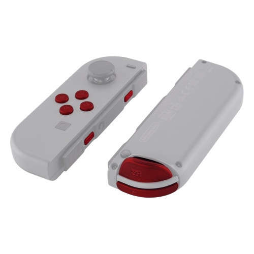 NS JoyCon Soft Touch 16 piece Button Kit Soft Touch Vampire Red