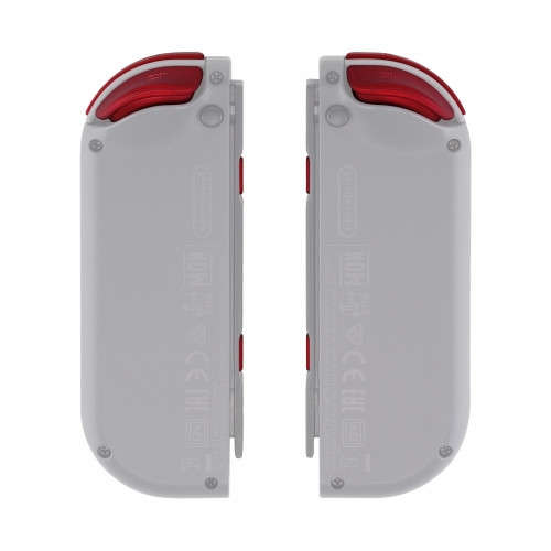 NS JoyCon Soft Touch 16 piece Button Kit Soft Touch Vampire Red