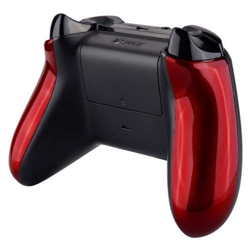 XBOX One S Controller Glossy Vampire Red Side Rails