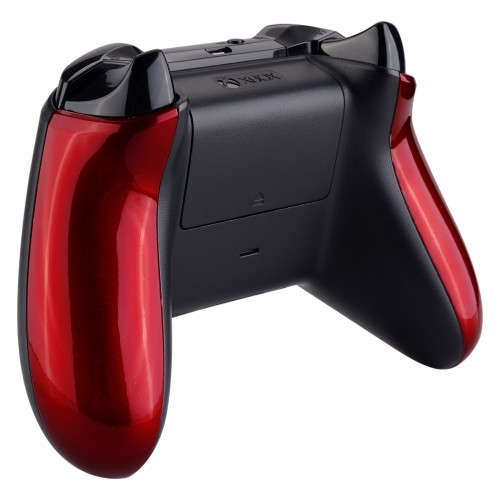 XBOX One S Controller Glossy Vampire Red Side Rails