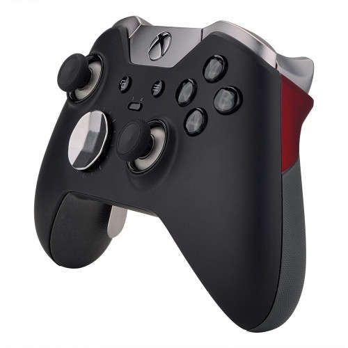 Xbox One Elite Controller Rubberized Side Rails Soft Touch Red