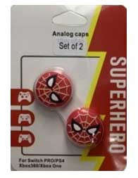 Nintendo SWITCH Captain Silicone Thumbstick Caps Spidey