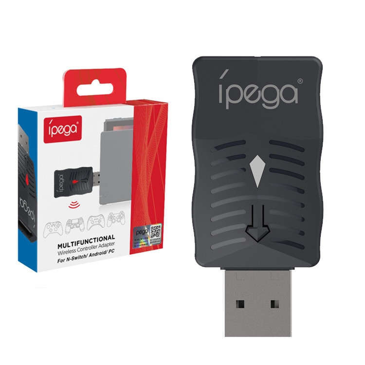 NS Switch iPEGA iPega PG-9132 Wireless Bluetooth Adapter to connect PS4 / XB1S / Wi U/ PS3 contro...