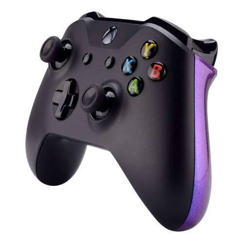 XBOX One S Controller Glossy Chameleon Blue Purple Side Rails