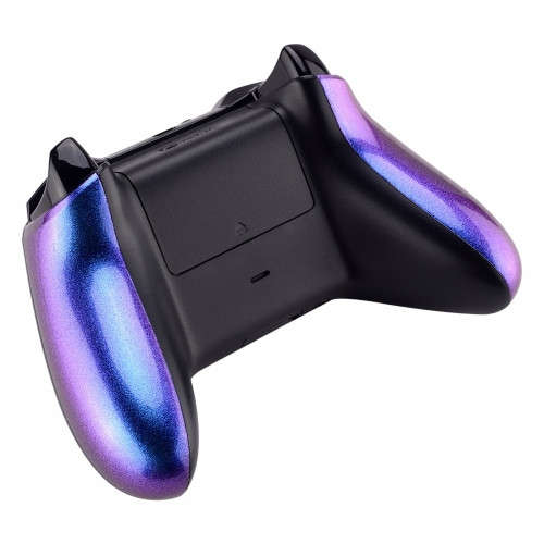 XBOX One S Controller Glossy Chameleon Blue Purple Side Rails