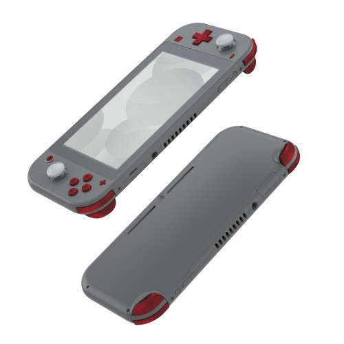 NS Switch Lite 14 Piece Button Kit Soft Touch Scarlet Red