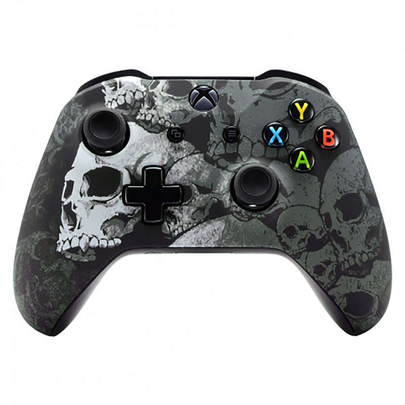 XBOX ONE S Controller Front Faceplate Art Series Skulls