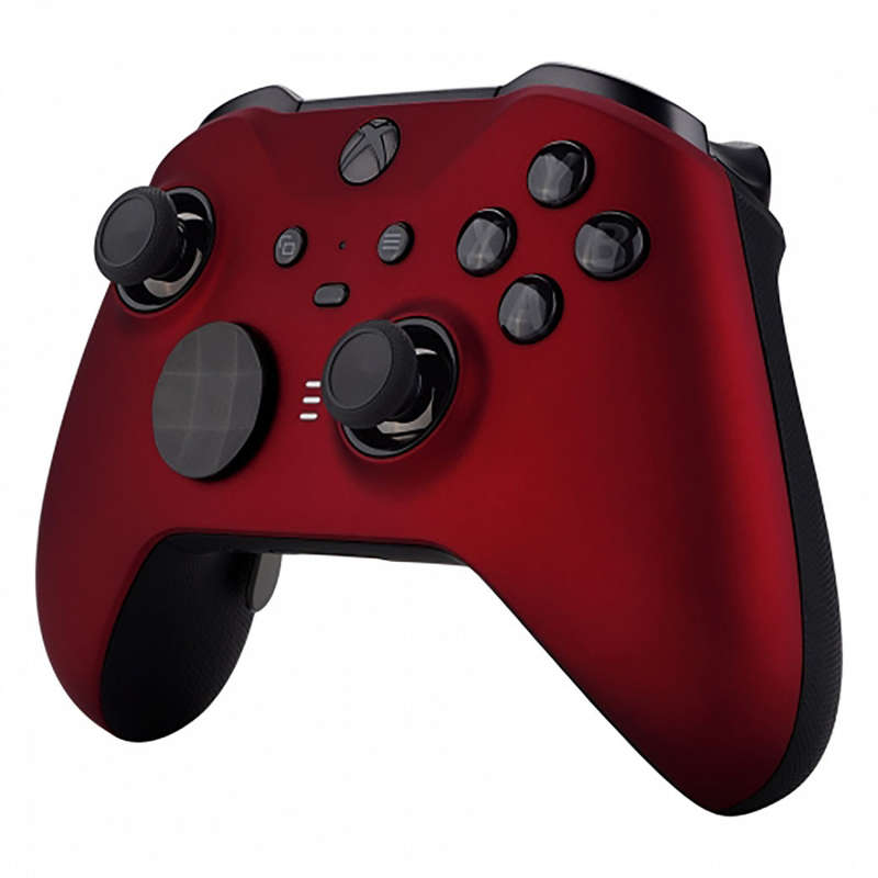 XBOX Elite V2 Controller Front Faceplate Soft Touch Series Vampire Red