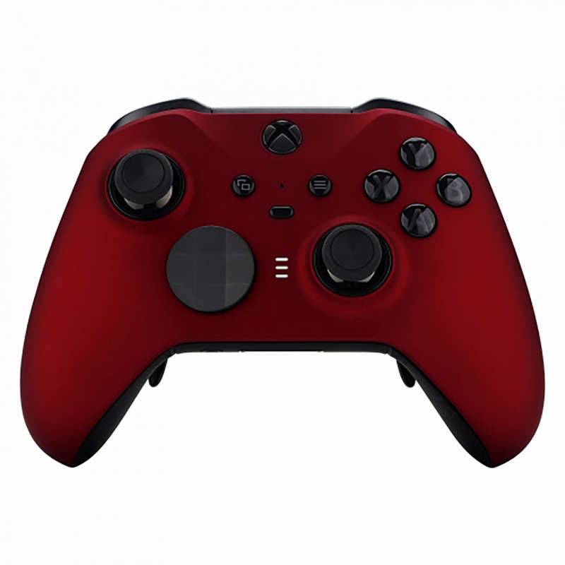 XBOX Elite V2 Controller Front Faceplate Soft Touch Series Vampire Red