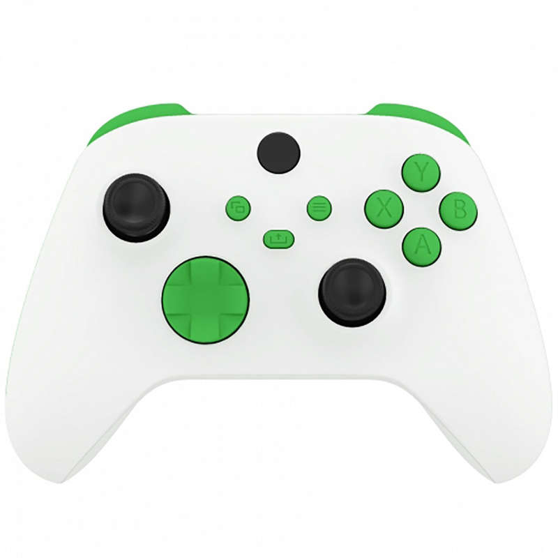 XBOX SERIES S/X Controller Button Set Matt UV UV Lime Green