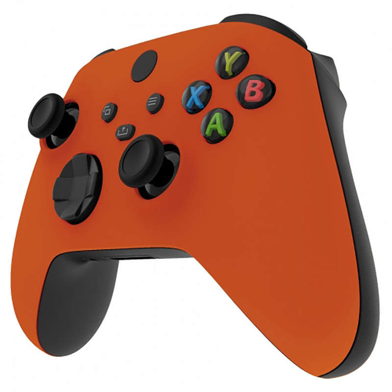 XBOX SERIES S/X Controller Front Faceplate Soft Touch Series Bright Orange