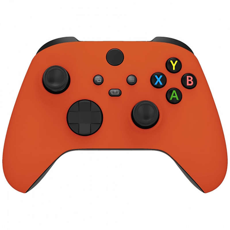 XBOX SERIES S/X Controller Front Faceplate Soft Touch Series Bright Orange