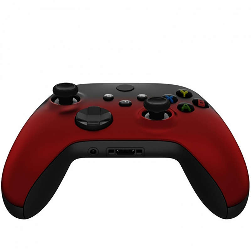 XBOX SERIES S/X Controller Front Faceplate Soft Touch Series Shadow Vampire Red