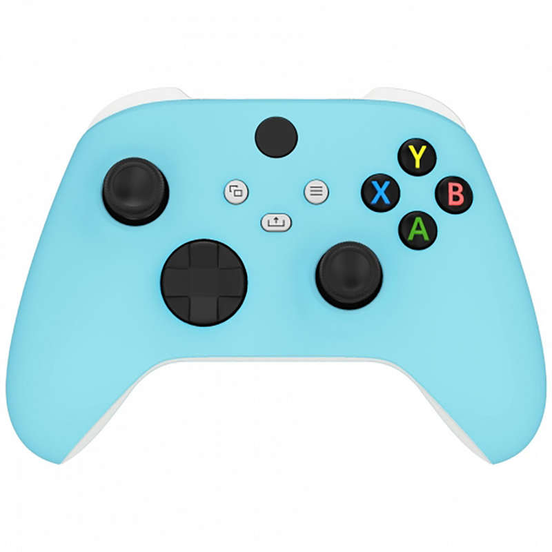 XBOX SERIES S/X Controller Front Faceplate Soft Touch Series Heaven Blue