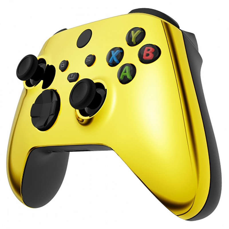 XBOX SERIES S/X Controller Front Faceplate Chrome Series Glossy Chrome Gold