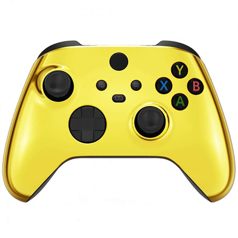 XBOX SERIES S/X Controller Front Faceplate Chrome Series Glossy Chrome Gold