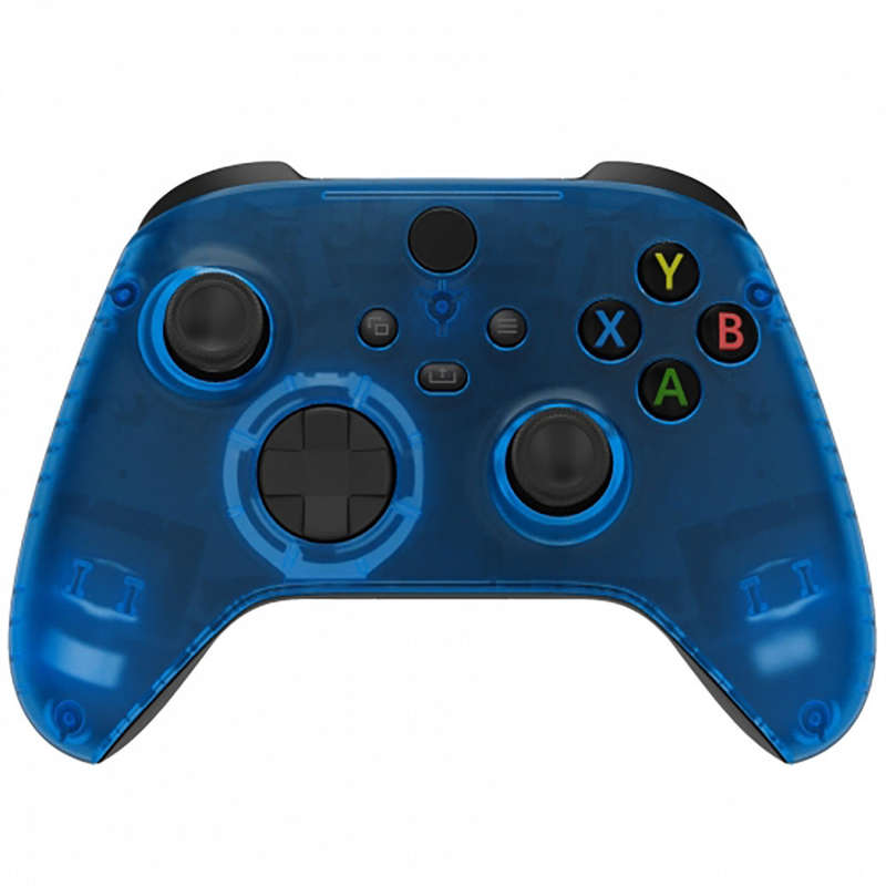 XBOX SERIES S/X Controller Front Faceplate Clear Blue