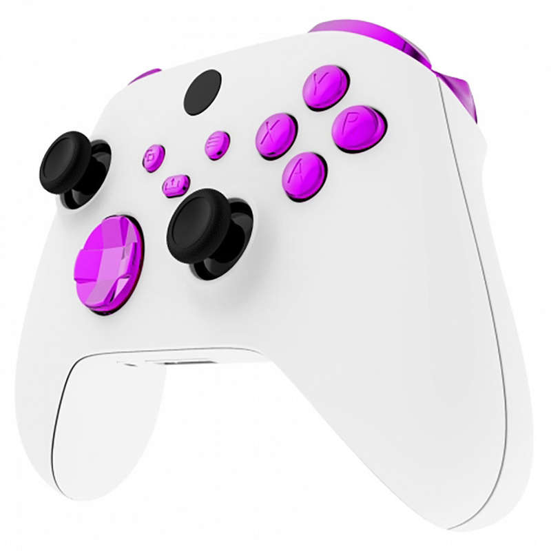 XBOX SERIES S/X Controller Button Set Chrome Purple