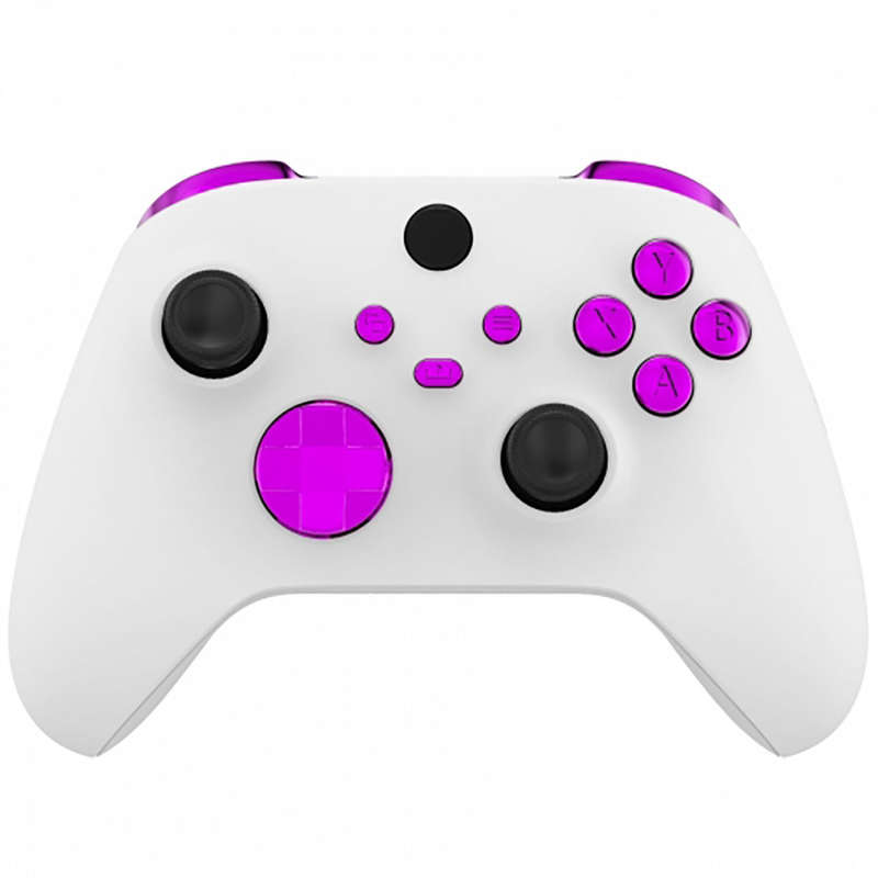 XBOX SERIES S/X Controller Button Set Chrome Purple