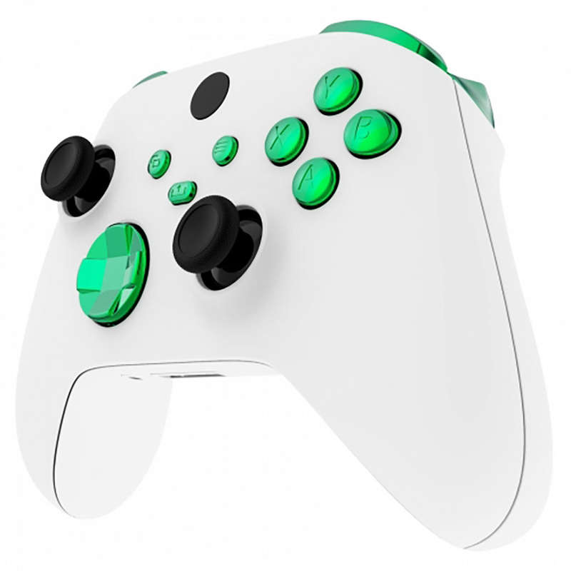 XBOX SERIES S/X Controller Button Set Chrome Green