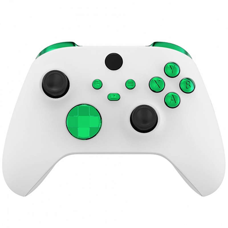XBOX SERIES S/X Controller Button Set Chrome Green