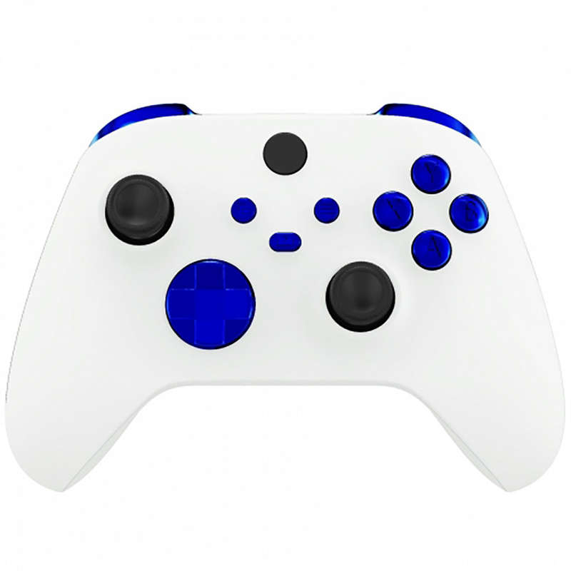 XBOX SERIES S/X Controller Button Set Chrome Blue