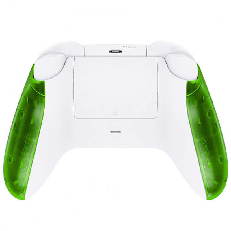 XBOX SERIES S/X Controller Front Faceplate With Side Rails Clear Green
