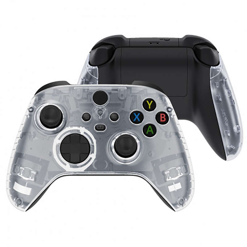 XBOX SERIES S/X Controller Front Faceplate With Side Rails Clear