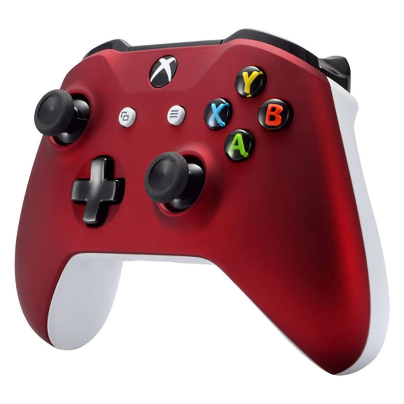 XBOX ONE S Controller Front Faceplate Soft Touch Vampire Red