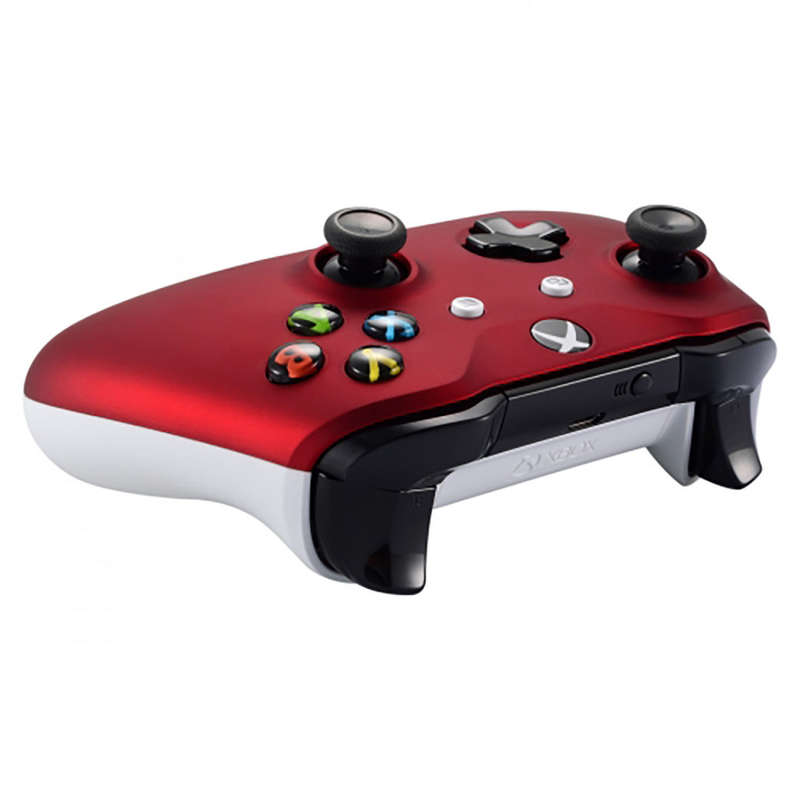 XBOX ONE S Controller Front Faceplate Soft Touch Vampire Red