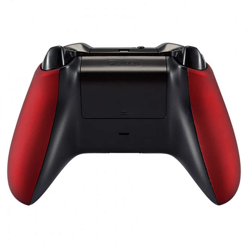 XBOX ONE S Controller Soft Touch Front Faceplate With Side Rails Scarlet Red