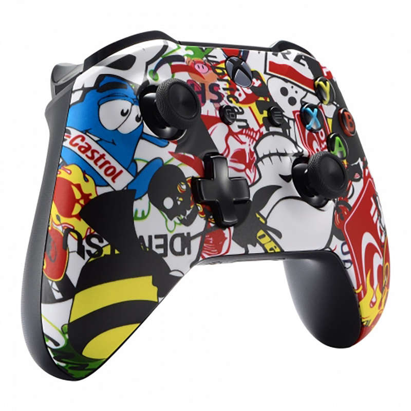 XBOX ONE S Controller Front Faceplate Soft Touch BOMB