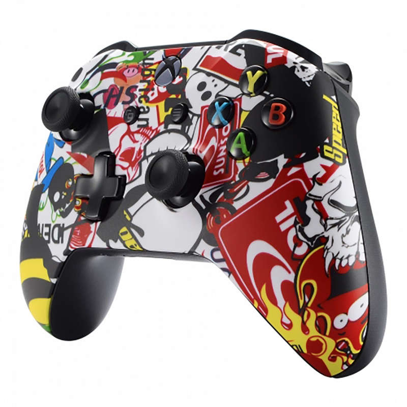 XBOX ONE S Controller Front Faceplate Soft Touch BOMB