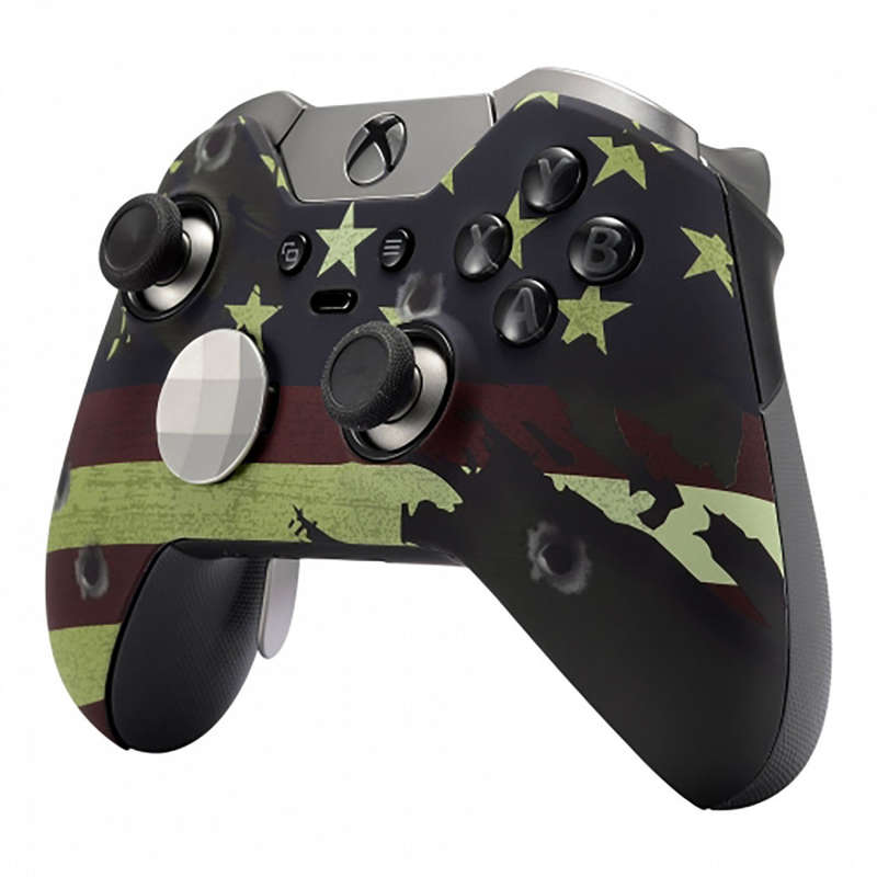 XBOX Elite Controller Front Faceplate Art Series Patriot