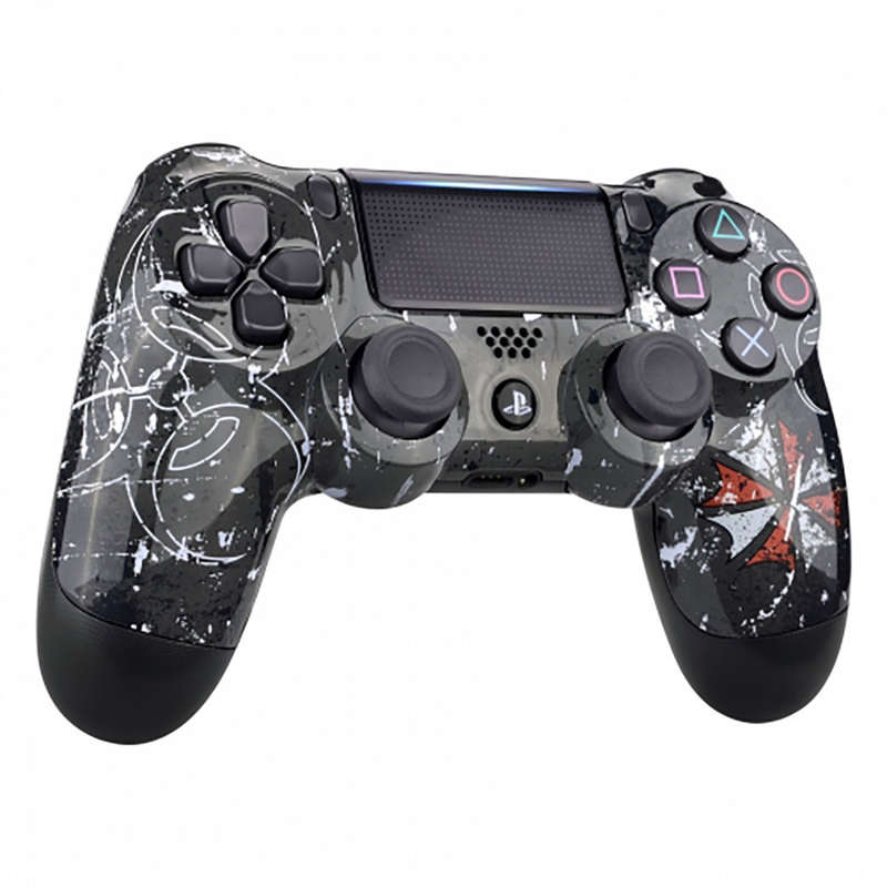 PS4 Dualshock 4 V2 Front Faceplate Art Series Glossy Resident Evil
