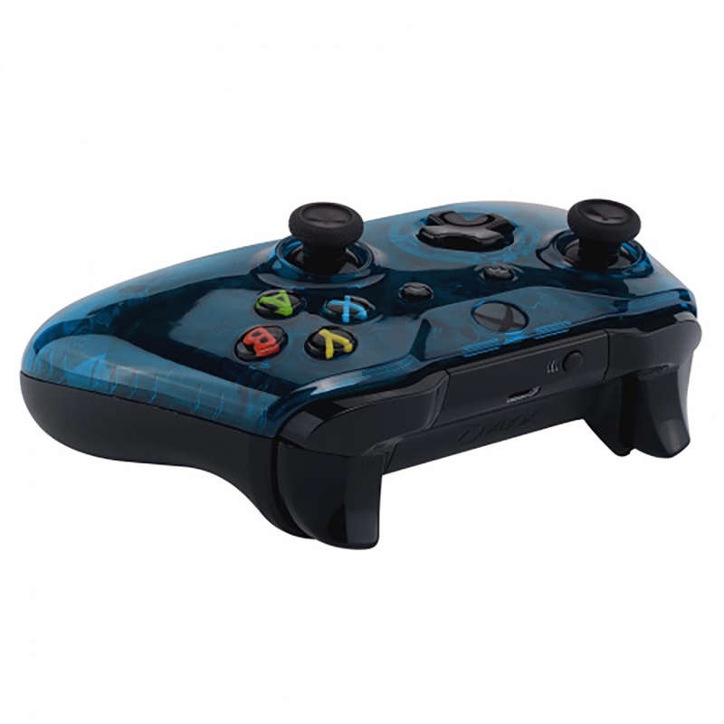XBOX ONE S Controller Front FacePlate Glossy Clear Blue