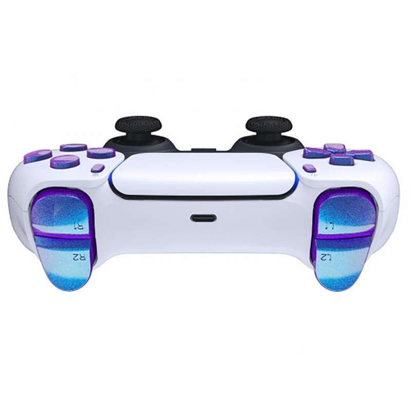 PS5 Dualsense Button Set Glossy Chameleon Blue Purple