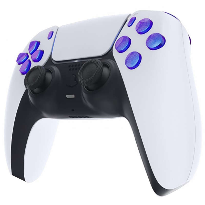 PS5 Dualsense Button Set Glossy Chameleon Blue Purple