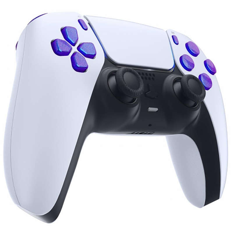 PS5 Dualsense Button Set Glossy Chameleon Blue Purple