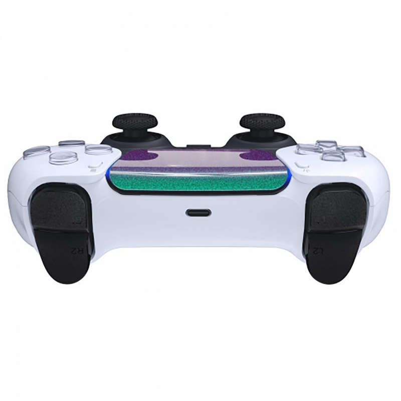 PS5 Dualsense Controller Touchpad Cover Glossy Chameleon Green