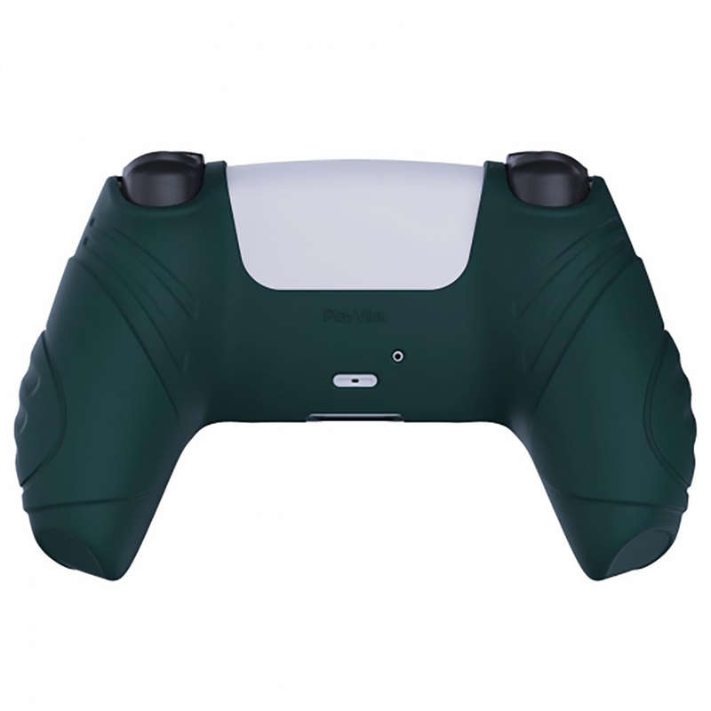 DS5 DUALSENSE CONTROLLER SURE GRIP SILICONE GLOVE With Black Joystick Caps Guardian Edition Racin...