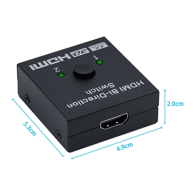 Hdmi 2.0 Bi-Direction Switch With Audio Output