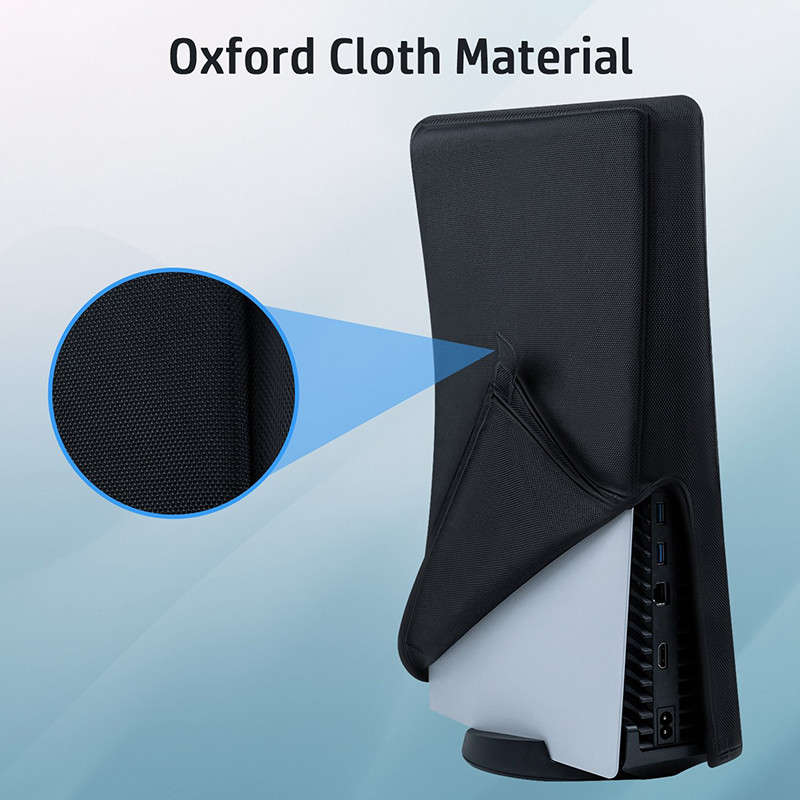 PS5 Dust Cover for Digital Edition and Ultra HD Consoles Black