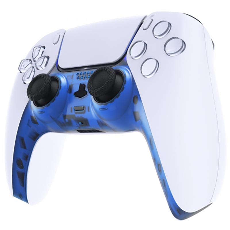 PS5 Dualsense Controller Plastic Trim Clear Blue
