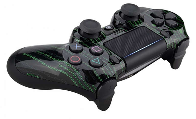 PS4 Dualshock 4 V2 Front Faceplate Art Series Matrix Code