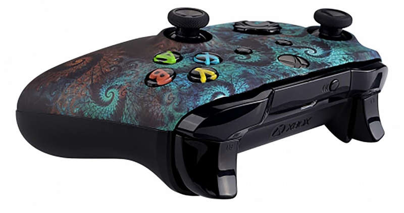 XBOX ONE S Controller Front Faceplate Art Series Soft Touch Octo